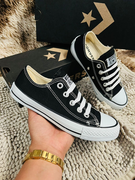 ✨ Tenis Básico Tipo Converse Vulcanizado Clon para Dama – Estilo Clásico que Nunca Falla 🔹